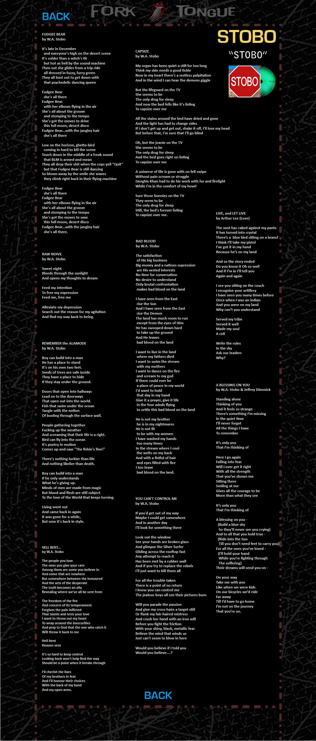 STOBO Lyrics